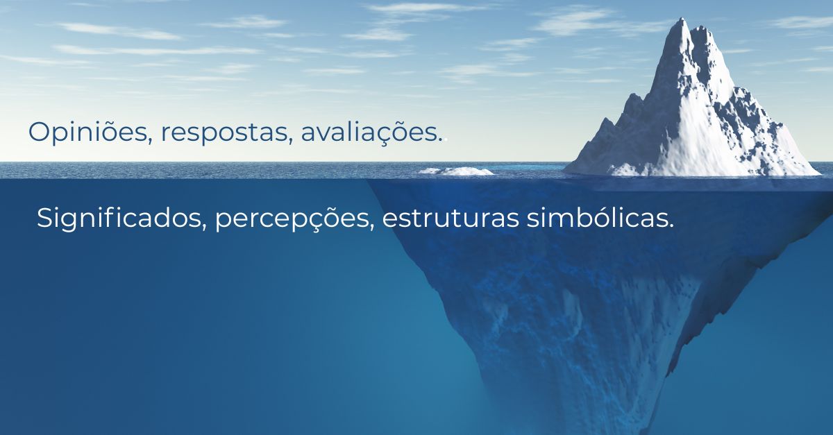 O que os dados não dizem, a Semiótica revela